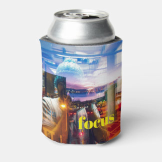 Abstract photographer of dawn in the city can cooler