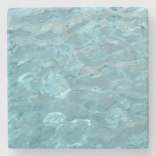 Abstract Photography Aqua Swimming Pool Water Stone Coaster