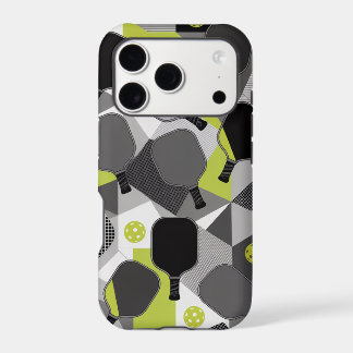 Abstract Pickleball Paddle Layout Graphic Design