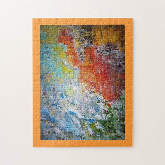 Abstract Picture Frame Jigsaw Puzzle (Vertical)