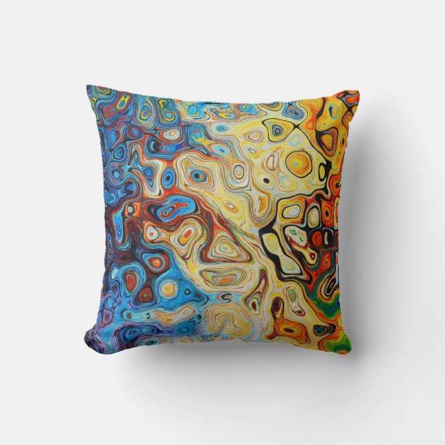 Abstract Pillow (Front)