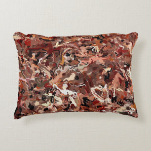 Abstract Pine Needles Accent Pillow