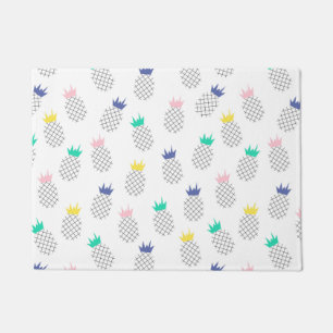 Abstract Pineapples Doormat