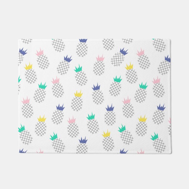 Abstract Pineapples Doormat (Front)