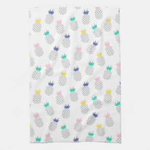 Abstract Pineapples Kitchen Towel