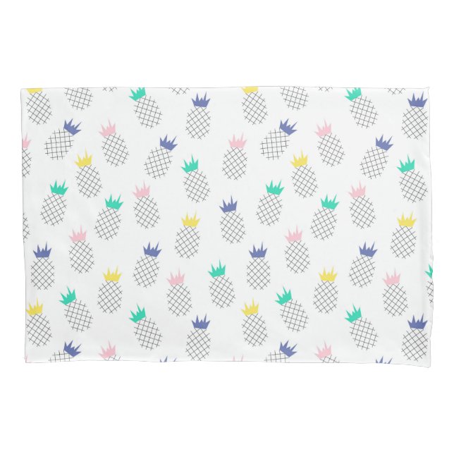 Abstract Pineapples Pillowcase (Front-Left)