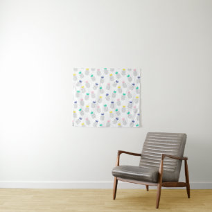 Abstract Pineapples Tapestry