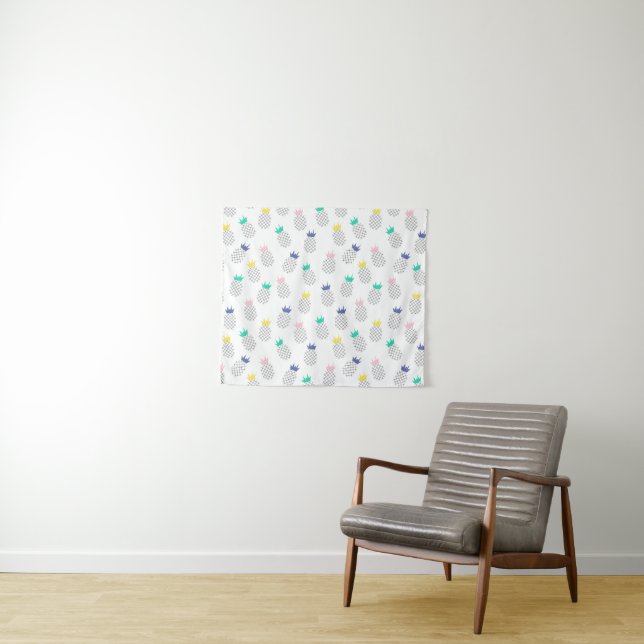 Abstract Pineapples Tapestry (In Situ (Horizontal))