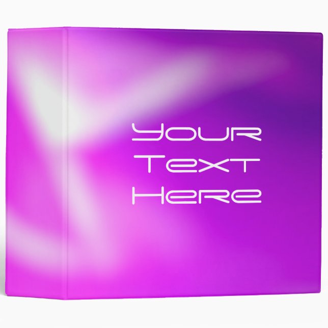 Abstract Pink and Purple Binder (Front/Spine)