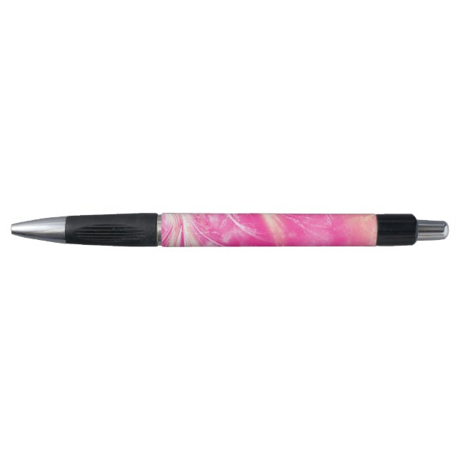 Abstract Pink Dandelions and fireflies Pen (Front)