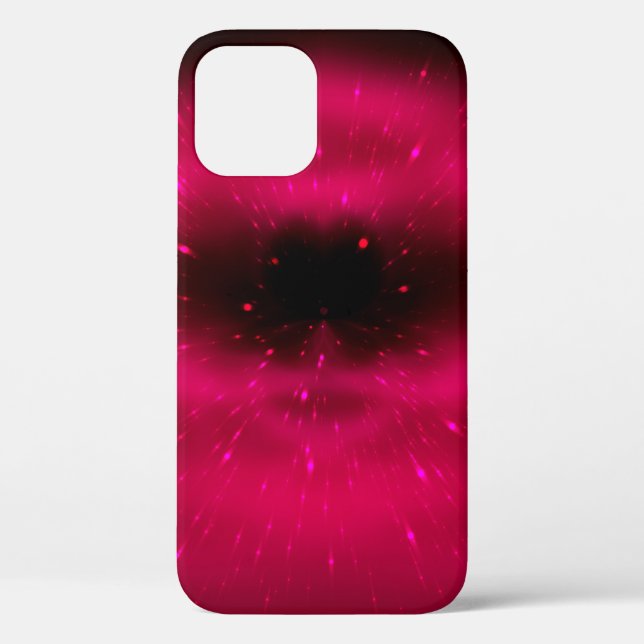 Abstract pink fractal composition. Magic explosion Case-Mate iPhone Case (Back)