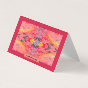 Abstract Pink Kaleidoscope 