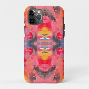 Abstract Pink Kaleidoscope   iPhone 11 Pro Case