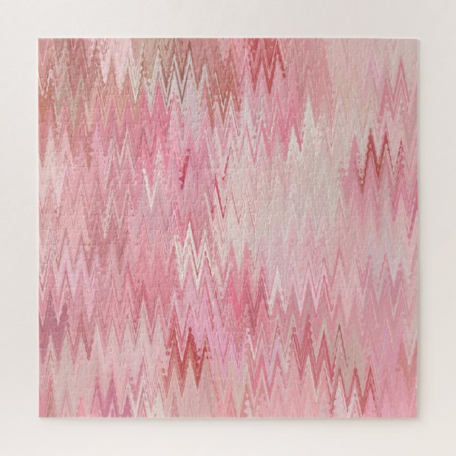 Abstract Pink Mosaic Background Illustration Jigsaw Puzzle (Vertical)