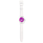 Abstract pink numbered name girls sports watch (Strap)