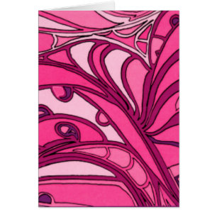Abstract Pink Panel Painting