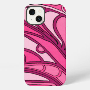Abstract Pink Panel Painting iPhone 13 Case