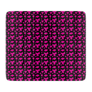 Abstract Pink Pattern Cutting Board