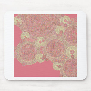 abstract pink pattern floral colour personalize ar mouse pad