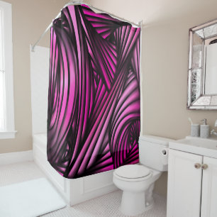 Abstract pink swirled lines