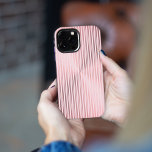 Abstract Pink Tiny Stripes Samsung Galaxy Case<br><div class="desc">Pink phone case with abstract stripes design.  Thin,  vertical stripes and a design that gives a shiny look to many phone models including Samsung and iPhone.</div>
