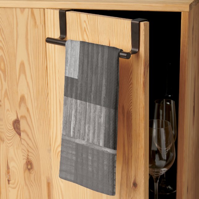 Abstract Plaid Design 1 Kitchen Towel (Thirds Fold)