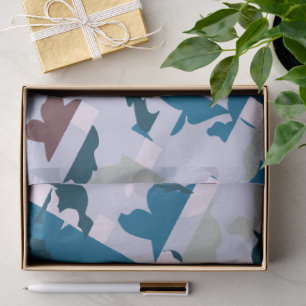 Abstract Plaid Design Tissue Paper