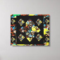 Abstract Plus Sign Carnation Canvas Art w/Dreaming