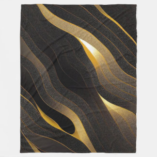 Abstract polar art coverage fleece blanket