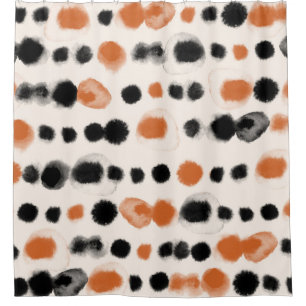 Abstract Polka Dots: Watercolor Geometry.