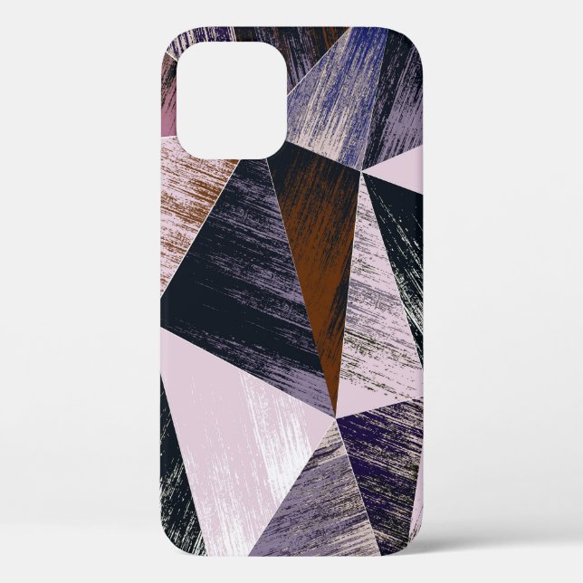Abstract polygon pattern, colourful triangles. Case-Mate iPhone case (Back)