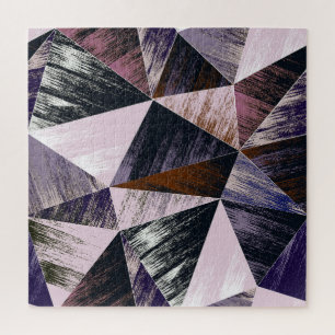 Abstract polygon pattern, colourful triangles. jigsaw puzzle