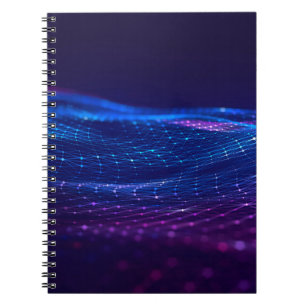 Abstract polygonal space low poly dark background  notebook