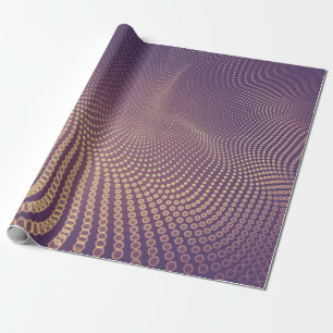 Abstract polygonal space low poly dark background wrapping paper