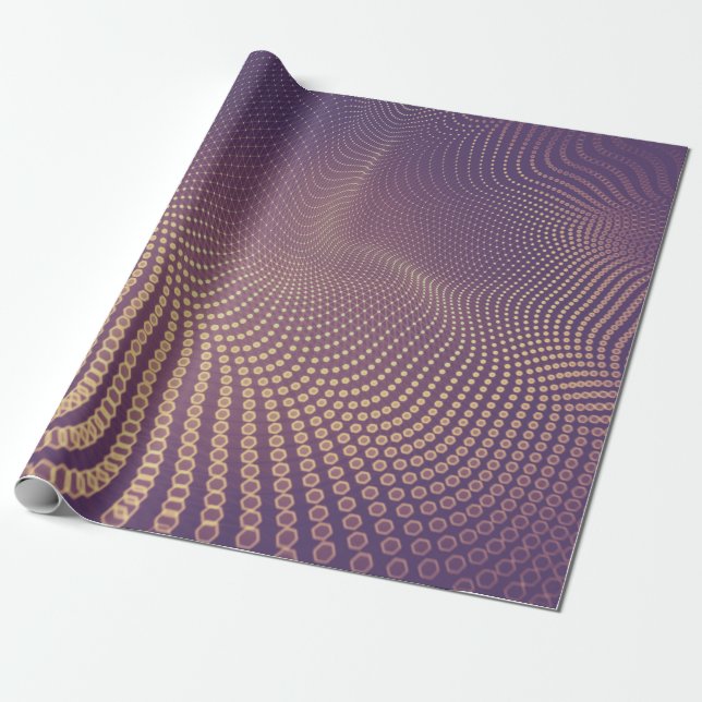 Abstract polygonal space low poly dark background  wrapping paper (Unrolled)