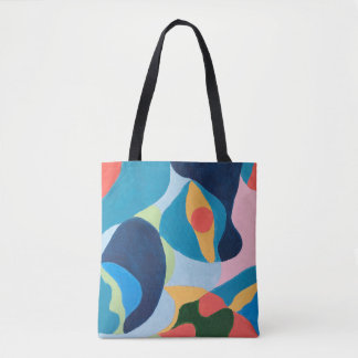 abstract pop tote bag