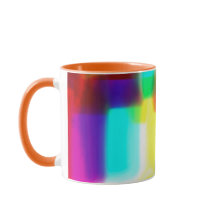 Abstract Popart Primary Rainbow Classic Mug, 11 oz