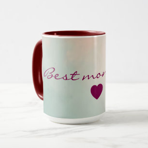 Abstract Popular Blush Pink Mint Collection Mug