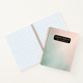 Abstract Popular Blush Pink Mint Collection Notebook