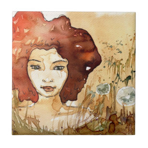 Abstract portrait 3 tile