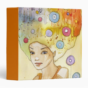 Abstract portrait binder