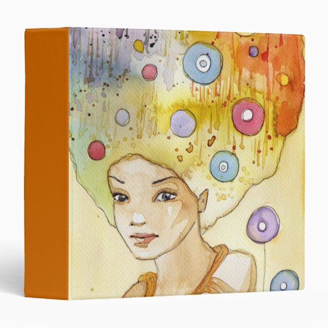 Abstract portrait binder (Front/Spine)