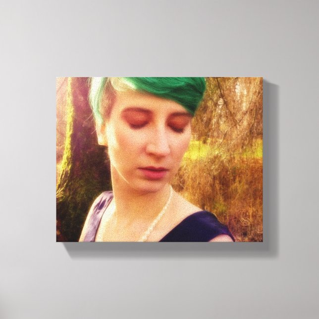 Abstract Portrait Canvas Print (Front)