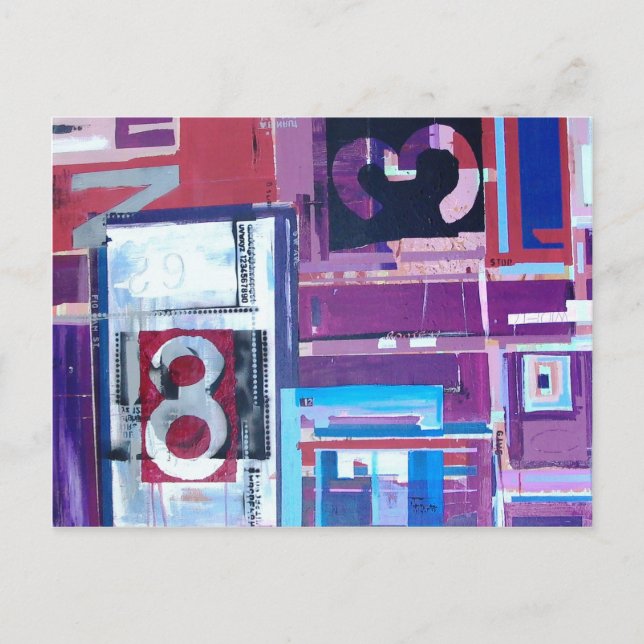 ABSTRACT POSTCARD (Front)