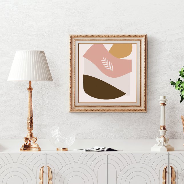 Abstract Poster In Warm Neutral Colours (Creator Uploaded)