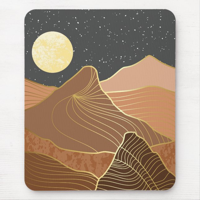 Abstract premium painting mouse pad (Front)