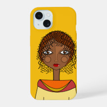 Abstract pretty face Phone Case