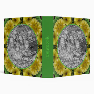 Abstract Primrose Flowers Create Your Own Photo Binder