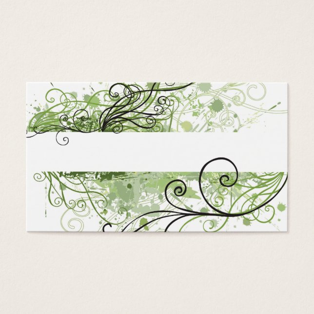 Abstract Profile Card (Front)