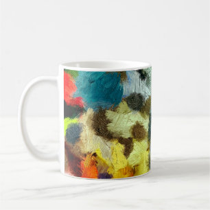 abstract psychedelic grunge background graphic sty coffee mug